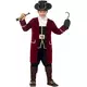Rood piraten kapitein pak voor jongens, Maat: 7–9 jaar (130/143 cm), image 2