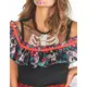 Déguisement Dia de los Muertos femme, Taille: X-Small, image 2