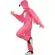 Roze flamingo outfit met capuchon voor mannen, Maat: Large, image 2
