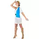 Blauw Griekse keizerin kostuum voor vrouwen, Maat: Large, image 2