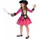 Déguisement Pirate rose et or fille, Taille: 10–12 ans (130–140 cm), image 2