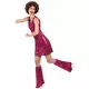 Fuchsia roze disco jurk voor dames, Maat: Large, image 2
