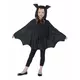 Zwarte vleermuis poncho voor kinderen, Maat: 10–12 jaar (145/158 cm), image 2