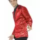 Luxe rood discojasje met lovertjes voor mannen, Maat: X-Large, image 2