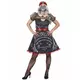 Vermomming waarzegster zwart en wit dames, Maat: Medium, image 2