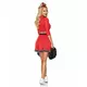 Luxe rode pompom vermomming voor vrouwen, Maat: Small/Medium (38–40), image 2