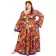Déguisement robe hippie grande taille femme, Taille: XXX-Large, image 2