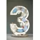 Structure de chiffres blancs pour ballons de 64 cm, Taille: 2, image 2