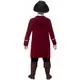 Rood piraten kapitein pak voor jongens, Maat: 7–9 jaar (130/143 cm), image 3