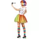 Veelkleurige verf clown kostuum voor vrouwen, Maat: X-Large, image 3