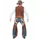 Cowboy kostuum klassiek voor heren, Maat: Small, image 3