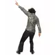 Déguisement disco argenté homme, Taille: Large, image 3