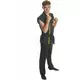 Zwart karate studentenkostuum voor volwassenen, Maat: Small, image 2