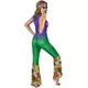 Veelkleurig hippie Flower Power kostuum voor vrouwen, Maat: Medium, image 3