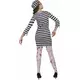 Déguisement effrayant prisonnière zombie femme, Taille: Medium, image 3