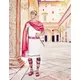 Witte en rode Romeinse outfit voor mannen, Maat: X-Large, image 3