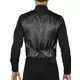 Gilet noir à sequins adulte, Taille: Large, image 3