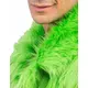 Manteau en fausse fourrure verte adulte, Taille: Small, image 2