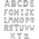 Enorme zilverkleurige aluminium letter ballon, Maat: N, image 3