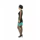 Déguisement années 20 paon femme, Taille: Medium, image 3