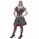 Vermomming waarzegster zwart en wit dames, Maat: Small, image 3