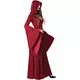 Gothic rode jurk kostuum voor dames, Maat: Medium (40/42), image 3