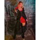 Déguisement vampire a laçages luxe femme, Taille: Medium (40/42), image 3