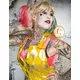 Gouden Harley Quinn Birds of Prey™ kostuum voor dames, Maat: M/L, image 3