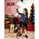 Top met rok Griffoendor Harry Potter™ meisje, Maat: 7–8 jaar (122 tot 128 cm), image 3