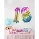 Ballon aluminium multicolore 86 cm, Taille: 1, image 4