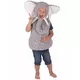 Grijze olifant kostuum voor kinderen, Maat: 3–4 jaar (98–104cm), image 4