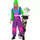 Déguisement snowboarder fluo grande taille adulte, Taille: X-Large, image 3
