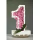 Structure de chiffres blancs pour ballons de 64 cm, Taille: 2, image 4