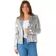 Veste blazer à sequins argentés Suitmeister™ femme, Taille: Large (EU 42–44), image 3