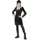 Déguisement écolière gothique velours noire femme, Taille: Medium, image 4